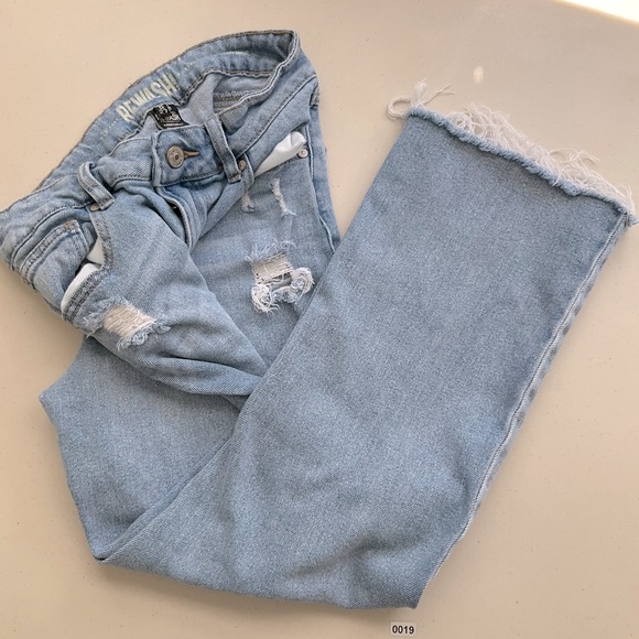 Rewash Jeans Women’s Size 5 Hi Rise Blue Distressed - Picture 1 of 6